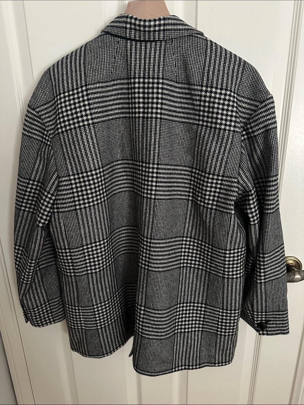 Madewell Black & White Glen Plaid Blazer - Picture 2 of 2